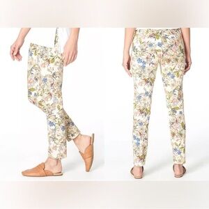 J. Jill Floral Ankle Pants - Multicolor